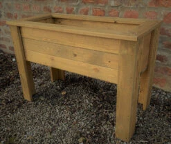 RaisedPlanter On Legs Trough Wood Ready Made Extra Large 8 RaisedPlanter On Legs Trough Wood Ready Made Extra Large -Garden Planting Supplies Store outdoor planter on legs 2