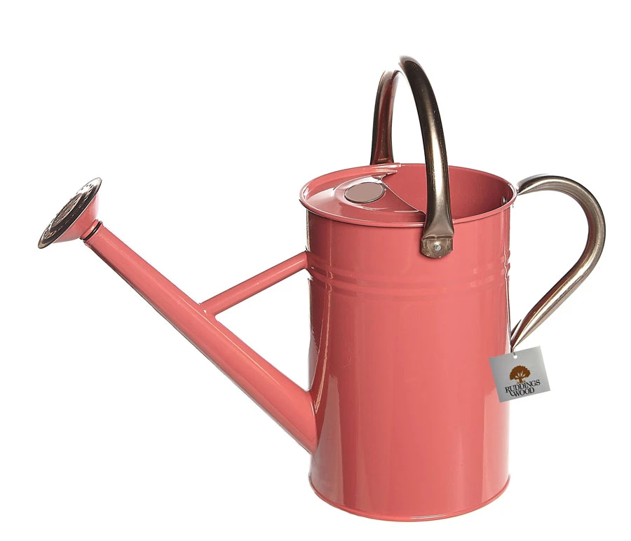 4 Litres Pink Metal Watering Can 3 4 Litres Pink Metal Watering Can