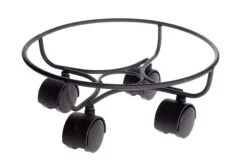 Metal Plant Pot Caddy Trolley 26cm Diameter