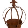 Metal Natural Rust Plant Pot Planter 2 Metal Natural Rust Plant Pot Planter -Garden Planting Supplies Store plant pot holder