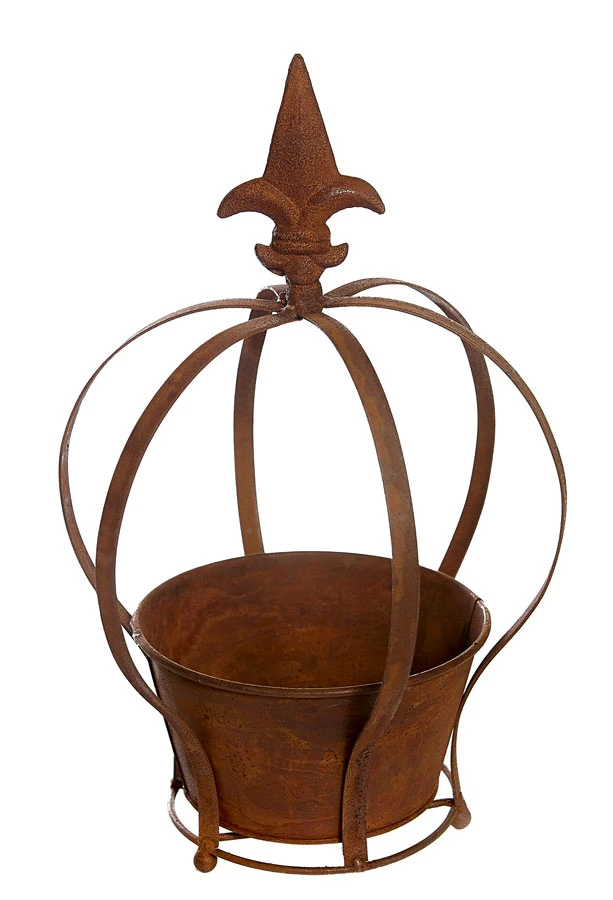 Metal Natural Rust Plant Pot Planter 3 Metal Natural Rust Plant Pot Planter