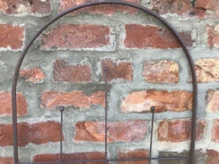 Garden Trellis Metal Clematis Plant Support 180cm Rust Effect -Garden Planting Supplies Store plant support trellis 2