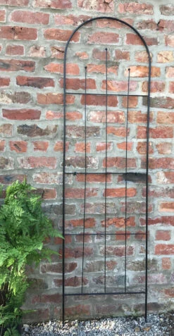 Garden Trellis Metal Clematis Plant Support 180cm Black -Garden Planting Supplies Store plant support trellis