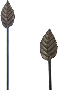 Curved Top Leaf Vintage Finish Garden Trellis Panel