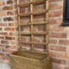 Wooden Garden Planter With Trellis130cm -Garden Planting Supplies Store plant with trellis