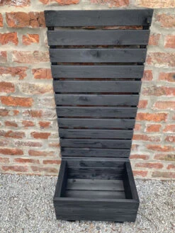 Garden Trellis Planter Wooden Black 1300mm High -Garden Planting Supplies Store planter and trellis 3