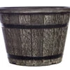 30cm Plastic Garden Pot Planter Driftwood Banded Design -Garden Planting Supplies Store plastic pots 1