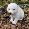 Baby Polar Bear Garden Ornament -Garden Planting Supplies Store polar