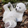 Polar Bear Cub Garden Ornament -Garden Planting Supplies Store polarbear