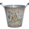 21cm Sloth Metal Bucket Planter Pot Vase Pail -Garden Planting Supplies Store pot planter