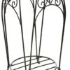 Extra Tall Scrolled Metal Tall Raised Plant Pot Stand -Garden Planting Supplies Store pot stand 1