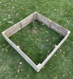 Raised Garden Veg Grow Boxes Kit Wooden 0.6m X 0.6m -Garden Planting Supplies Store raised veg beds 1