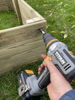 Raised Garden Veg Grow Boxes Kit Wooden 0.6m X 0.6m -Garden Planting Supplies Store raised veg beds 4