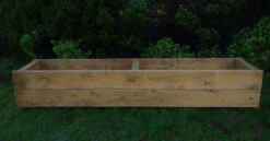 Large Garden Wooden Planter Long Decking Timber Trough 4ft -Garden Planting Supplies Store ruddings wood planter 1