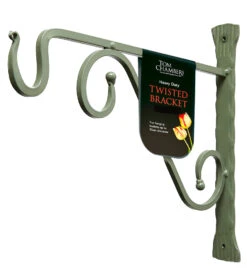 35cm Sage Green Hanging Basket Twist Bracket -Garden Planting Supplies Store sage bracket 3