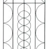 120cm High Fleur De Lys Garden Wall Trellis -Garden Planting Supplies Store scrolled trellis