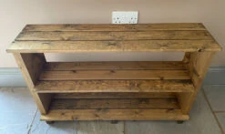 Wooden Boot And Shoe Storage Unit Ready Made -Garden Planting Supplies Store shoe rack unit 1