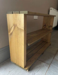 Wooden Boot And Shoe Storage Unit Ready Made