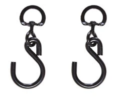 Set Of 2 X Heavy Duty Hanging Basket Swivel Hooks