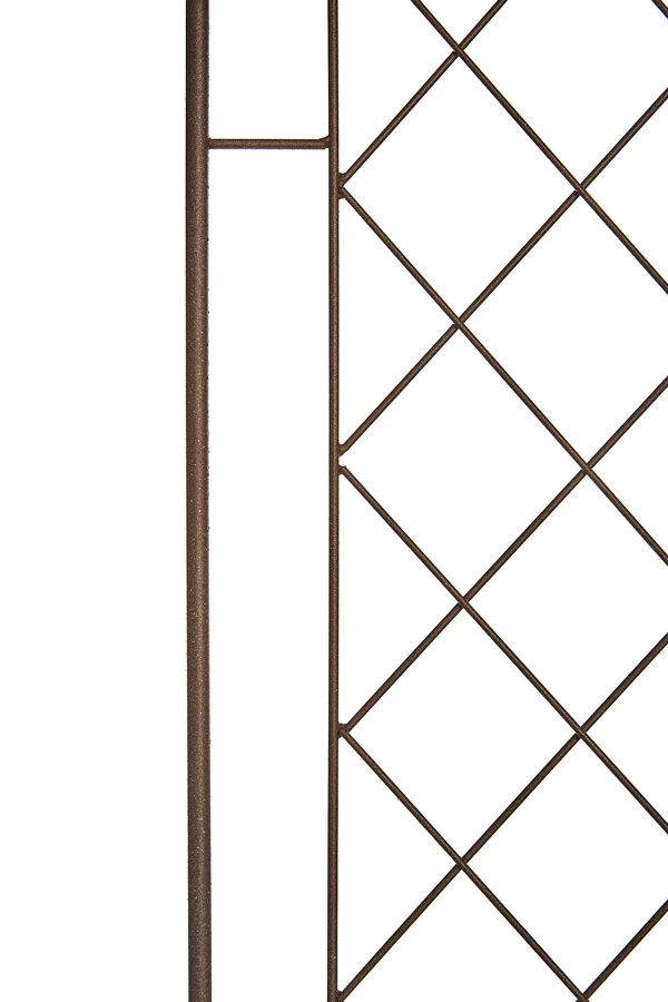 Garden Wall Trellis Spiral Design Rust Effect Large 200cm 6 Garden Wall Trellis Spiral Design Rust Effect Large 200cm - Image 4