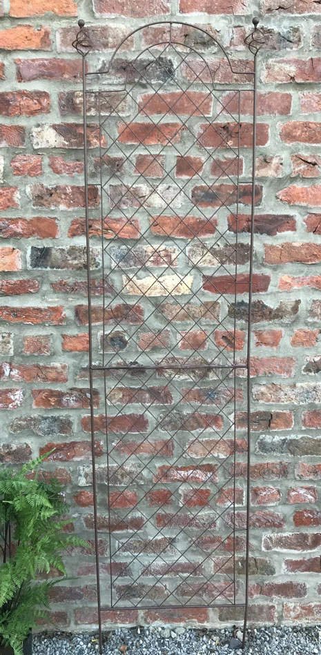 Garden Wall Trellis Spiral Design Rust Effect Large 200cm 3 Garden Wall Trellis Spiral Design Rust Effect Large 200cm