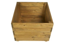 Square Wooden Garden Planter Plant Flower Raised Box Large Glaisdale -Garden Planting Supplies Store square wood planter 1