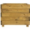 Square Wooden Garden Planter Plant Flower Raised Box Large Glaisdale -Garden Planting Supplies Store square wood planter 2