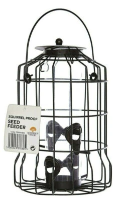 Metal Squirrel Proof Wild Bird Seed Feeder Cage -Garden Planting Supplies Store squirrel proof seed feeder