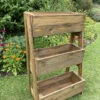 Raised Elevated Ladder Three Tier Plant Boxes Planters -Garden Planting Supplies Store stepped planters