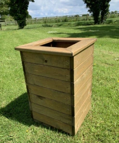 Tall Wooden Outdoor Planter Tan 9 Tall Wooden Outdoor Planter Tan -Garden Planting Supplies Store tall patio planter 1