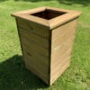 Tall Wooden Outdoor Planter Tan 1 Tall Wooden Outdoor Planter Tan -Garden Planting Supplies Store tall patio planter