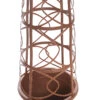 Round Plastic Plant Pot With Obelisk Trellis -Garden Planting Supplies Store tall plastic planter