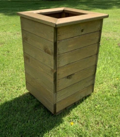 Tall Wooden Outdoor Planter Tan 8 Tall Wooden Outdoor Planter Tan -Garden Planting Supplies Store tall wooden planters 3