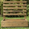 Arran Garden Planter Box With Trellis Screen WoodenLarge 1 Arran Garden Planter Box With Trellis Screen WoodenLarge -Garden Planting Supplies Store trellis box 4