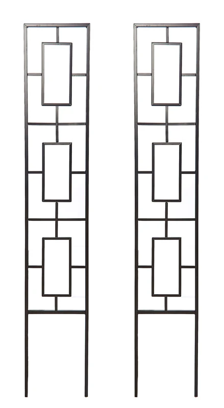 Modern Design Garden Trellises Set Of 2 4 Modern Design Garden Trellises Set Of 2 - Image 2