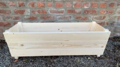 Wooden Rectangular Garden Planter Extra Deep Untreated -Garden Planting Supplies Store untreated wooden planter
