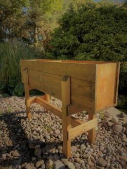 Grand Extra Large Wooden Planter Vegetable Trough Raised -Garden Planting Supplies Store veg planter 3