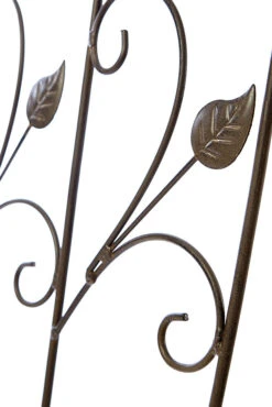 Scrolled Leaves Vintage Finish Garden Trellis Panel -Garden Planting Supplies Store vintage trellis 1
