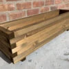 Wooden Planter Box Rectangular Heavy Weight Large -Garden Planting Supplies Store wood flower pots 1