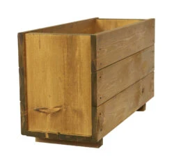 Ruddings Wood 60cm Wooden Deep Rectangular Garden Planter Trough