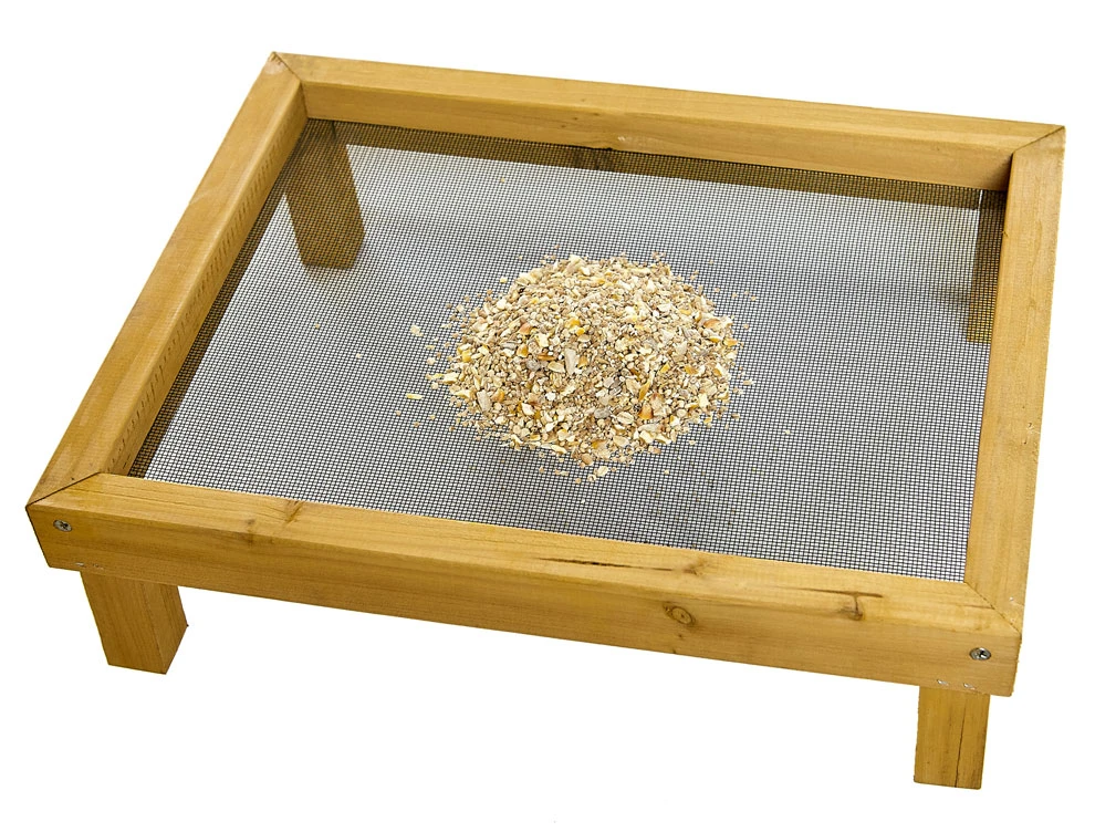 Ruddings Wood Wild Bird Wooden Ground Feeder Tray 4 Ruddings Wood Wild Bird Wooden Ground Feeder Tray - Image 2