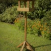 Wooden Bird Table Garden Feeder Deluxe READY MADE -Garden Planting Supplies Store wooden bird table