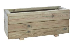 Wooden Garden Outdoor Planter Plant Trough Boxes Medium -Garden Planting Supplies Store wooden flower planter 1