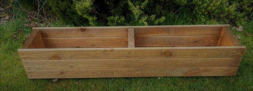 Wooden Garden Planter Trough Container Box PotExtra Large 3 Wooden Garden Planter Trough Container Box PotExtra Large