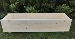 Wooden Flower Planter Trough Plant Pot Box Large 10 Wooden Flower Planter Trough Plant Pot Box Large -Garden Planting Supplies Store wooden garden pots 1