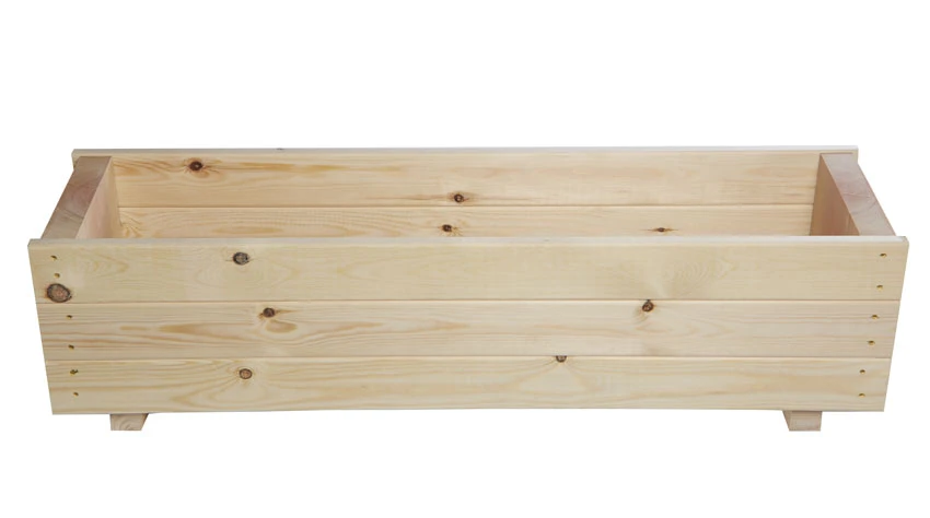 Wooden Flower Planter Trough Plant Pot Box Large 5 Wooden Flower Planter Trough Plant Pot Box Large - Image 3