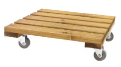 Traditional Pot Stand Square 30cm -Garden Planting Supplies Store wooden pot stand 6