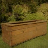 Deep Long Rectangular Wooden Planter Box -Garden Planting Supplies Store wooden veg planters